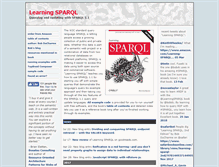 Tablet Screenshot of learningsparql.com